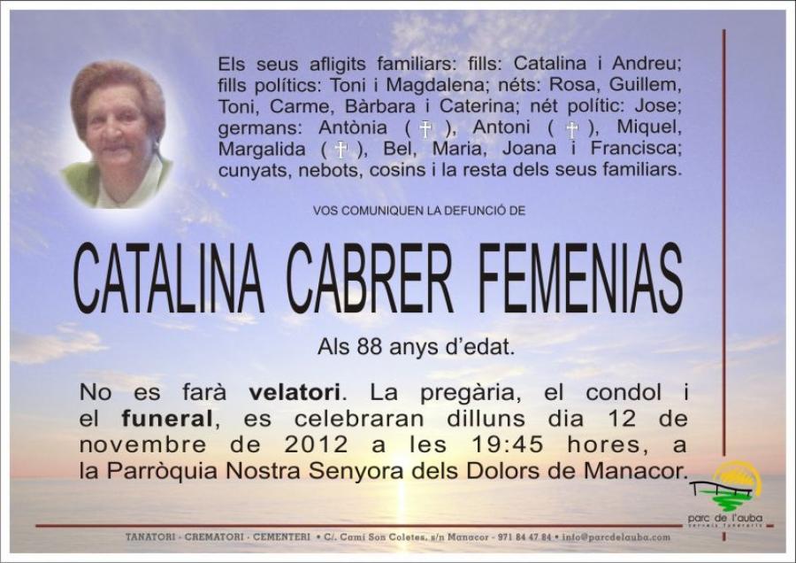 Catalina Cabrer Femenias