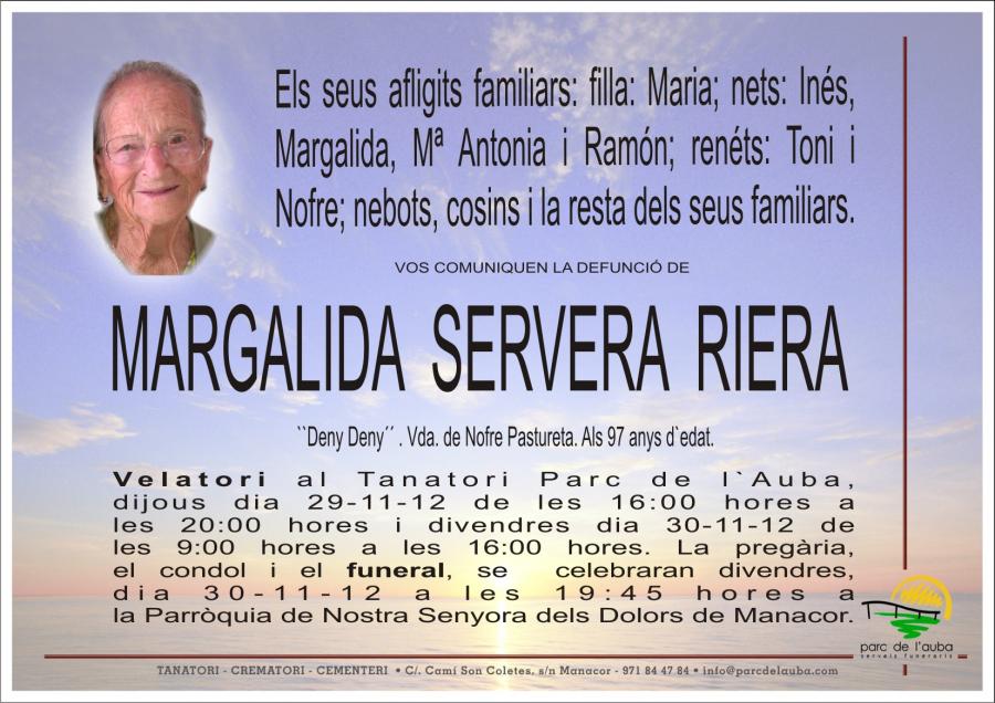 MARGALIDA SERVERA  RIERA
