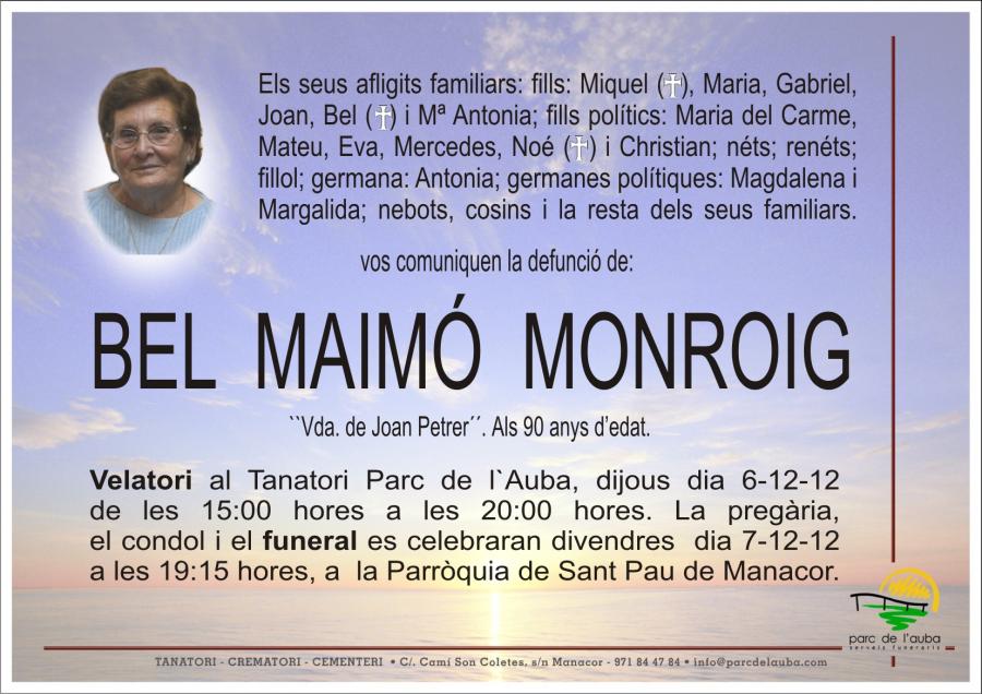 BEL MAIMO  MONROIG