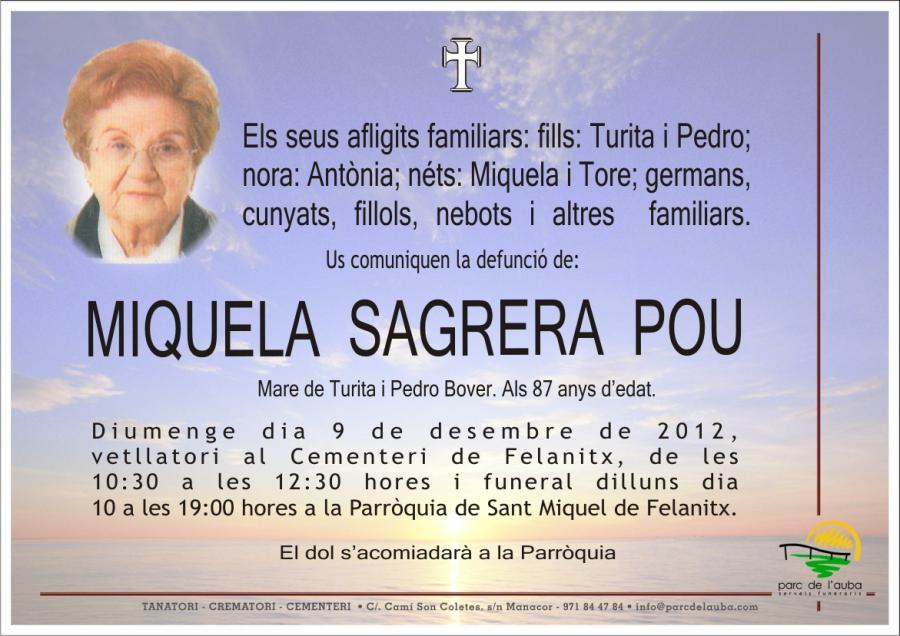 MIQUELA SAGRERA POU