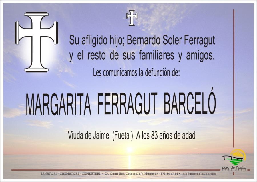 MARGARITA  FERRAGUT BARCELÓ