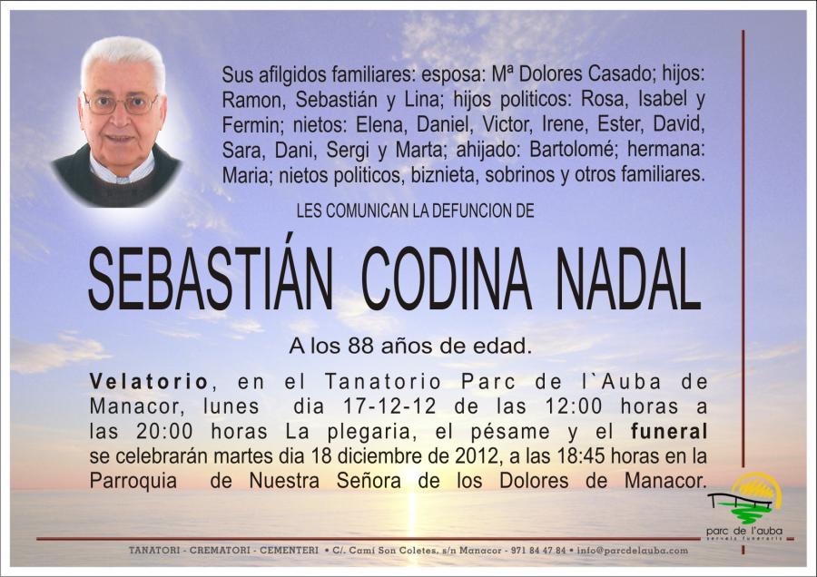 SEBASTIAN CODINA  NADAL
