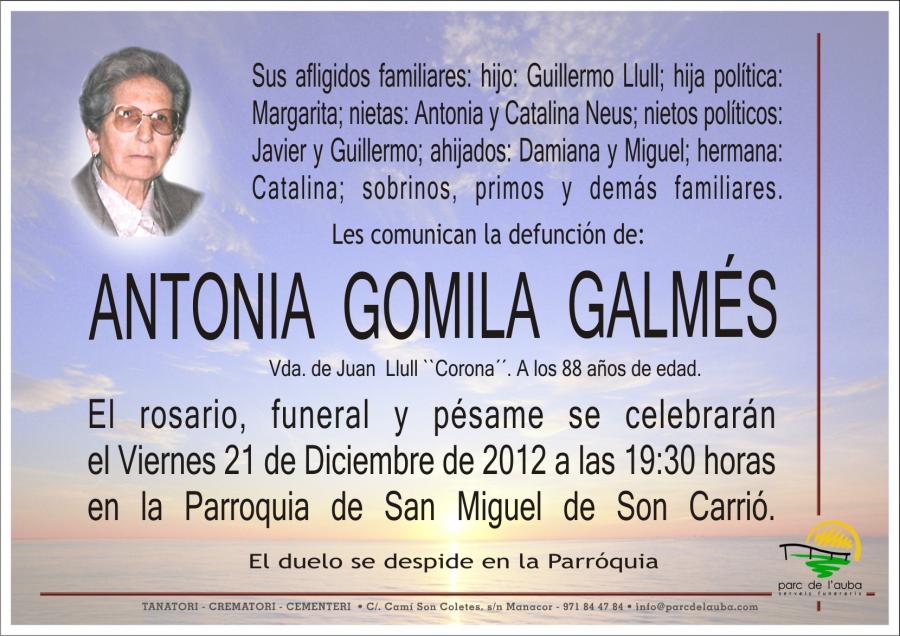 ANTONIA  GOMILA  GALMES