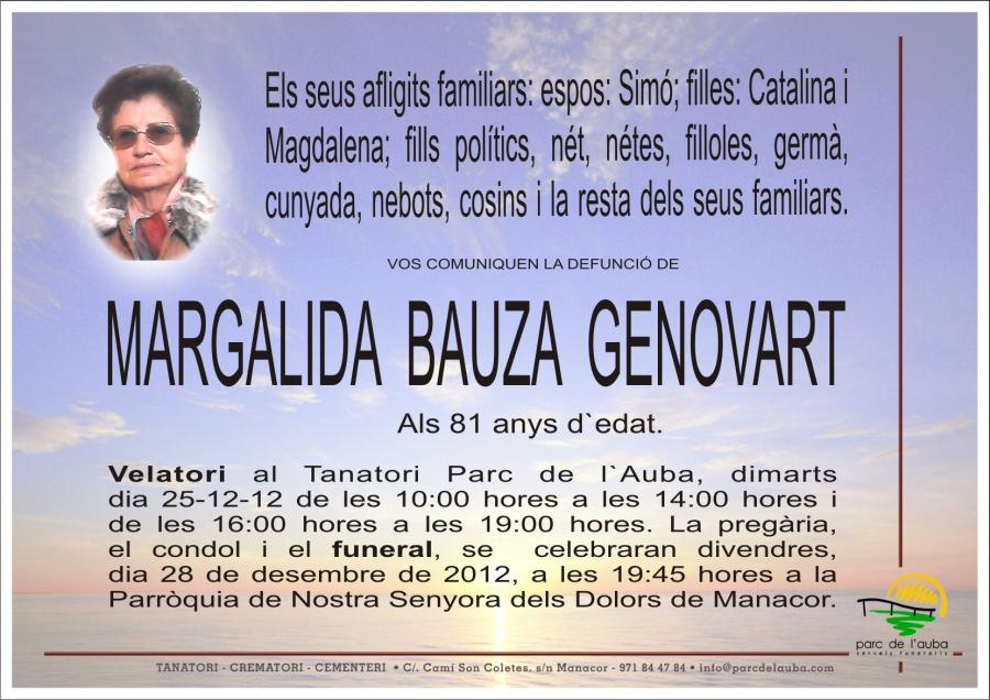 MARGALIDA   BAUZA  GENOVART