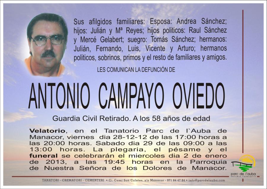 ANTONIO CAMPAYO OVIEDO