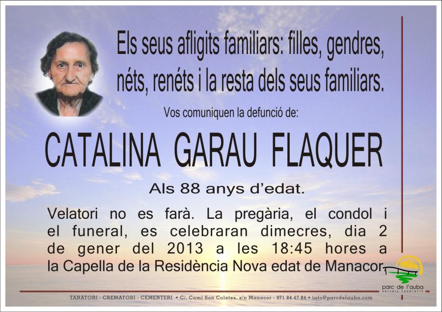 CATALINA GARAU  FLAQUER