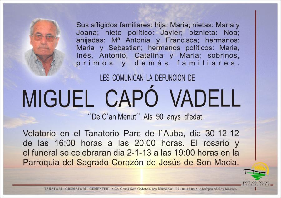 MIGUEL CAPÓ  VADELL