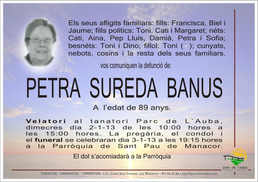 PETRA SUREDA  BANUS