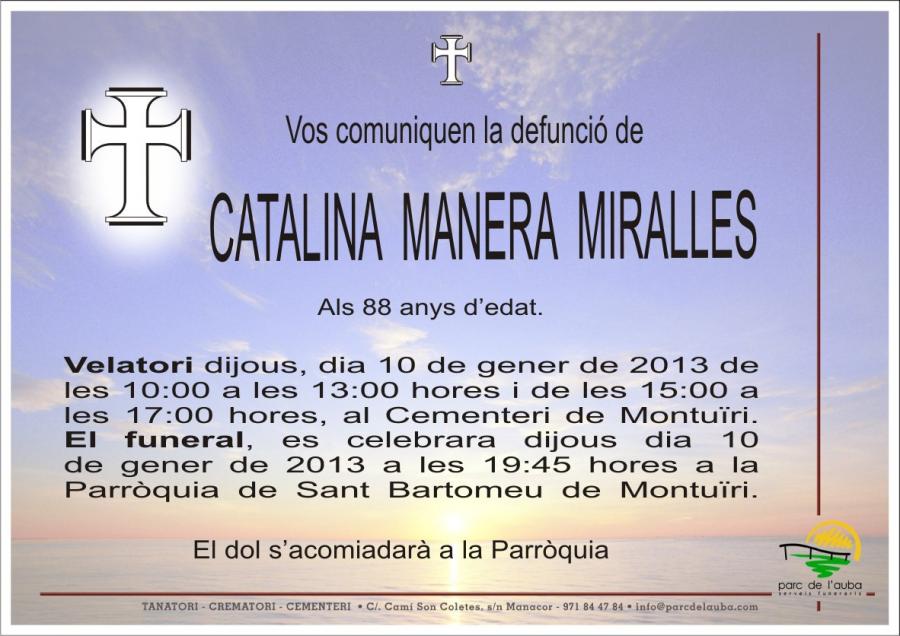 CATALINA MANERA MIRALLES