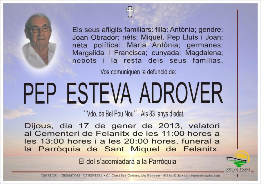 PEP ESTEVA  ADROVER
