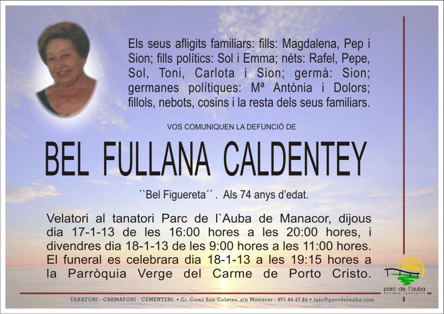 BEL FULLANA  CALDENTEY