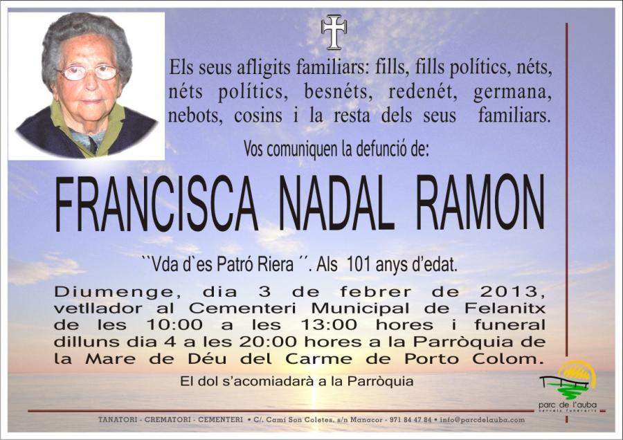 FRANCISCA NADAL RAMON