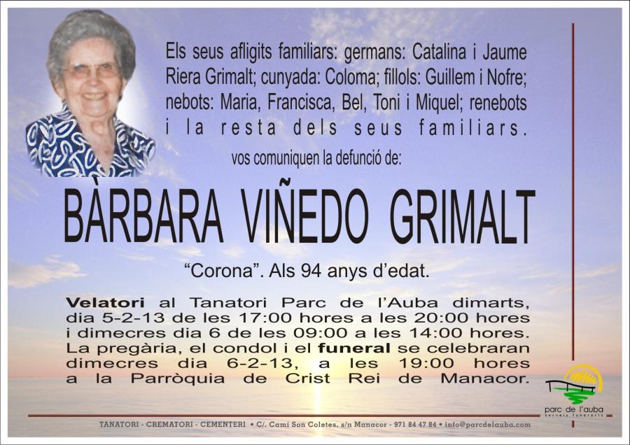 BÀRBARA VIÑEDO GRIMALT