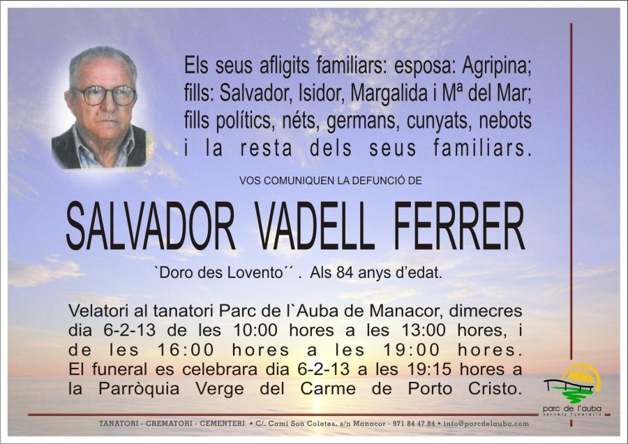 SALVADOR VADELL FERRER