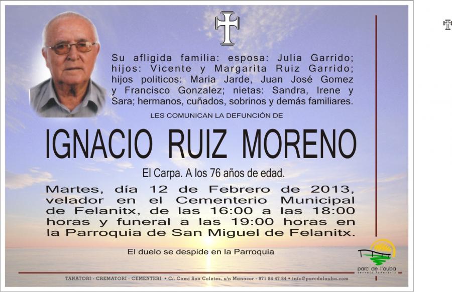 IGNACIO RUIZ MORENO
