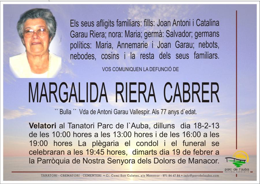 MARGALIDA RIERA CABRER