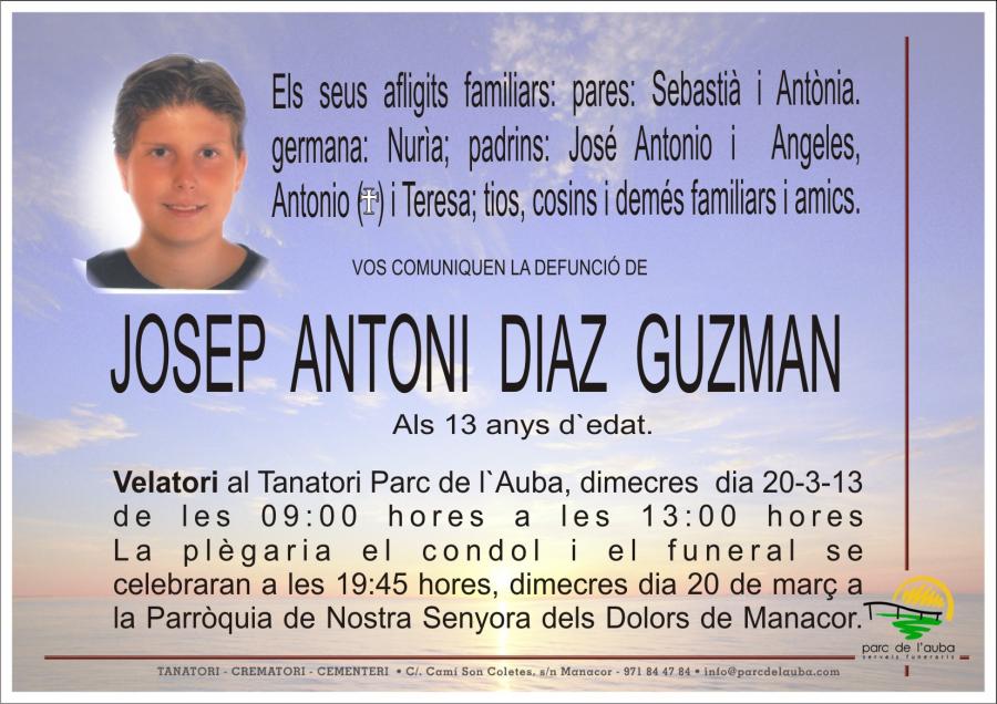 JOSEP ANTONI DIAZ GUZMAN