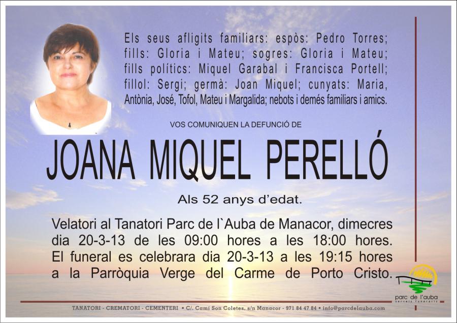 JOANA MIQUEL PERELLÓ