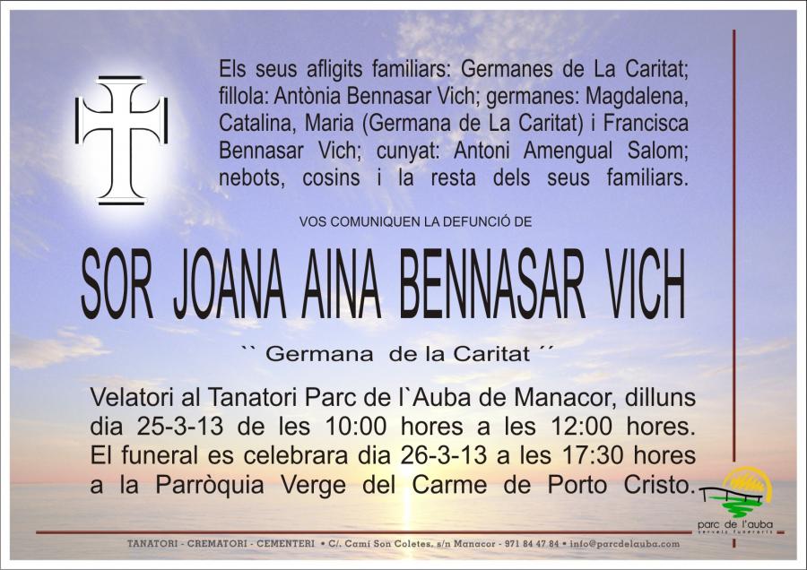 SOR  JOANA AINA BENNASAR VICH