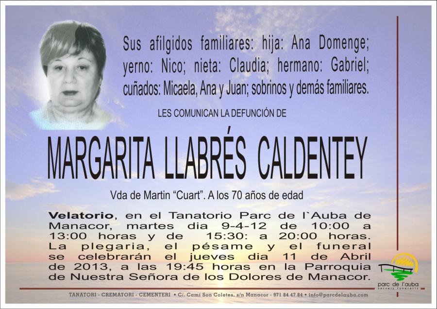 MARGARITA LLABRÉS CALDENTEY