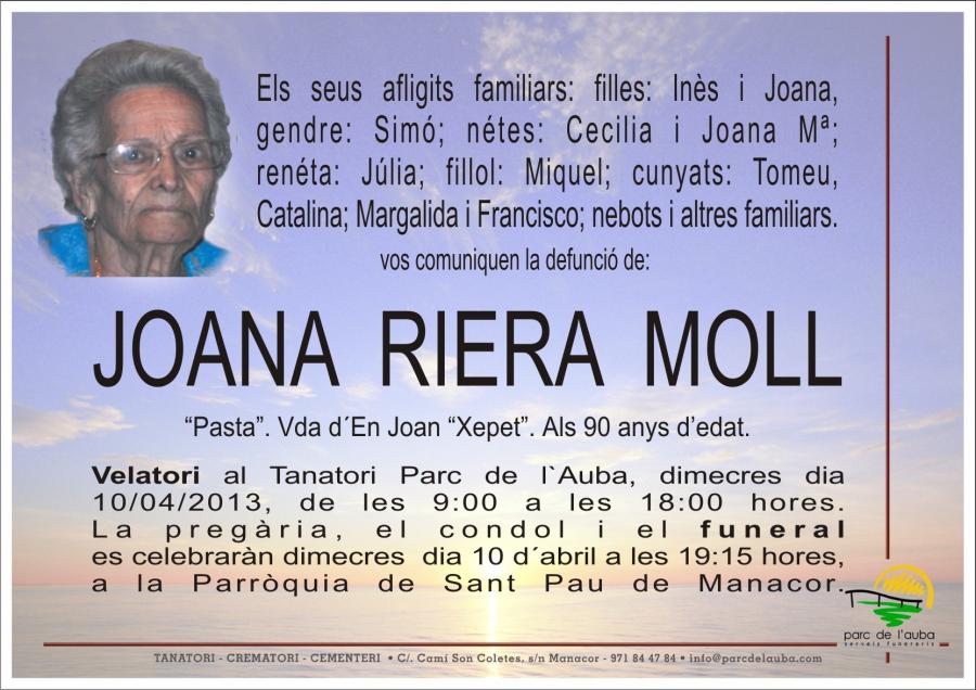 JUANA RIERA MOLL