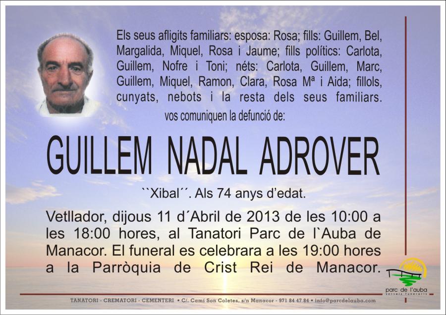 GUILLEM NADAL  ADROVER