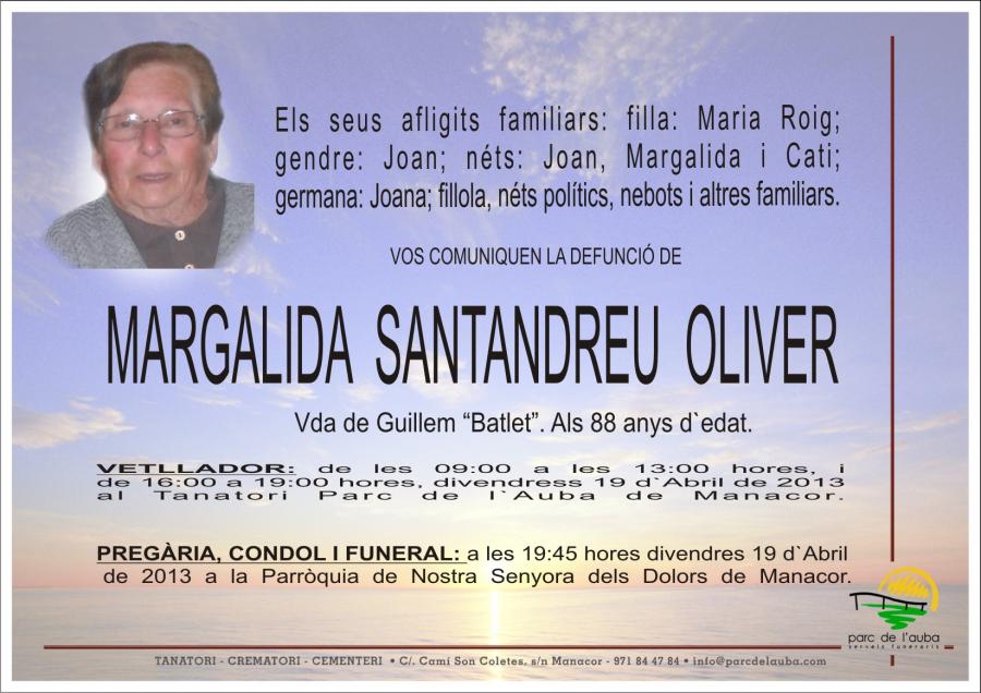 MARGALIDA SANTANDREU OLIVER