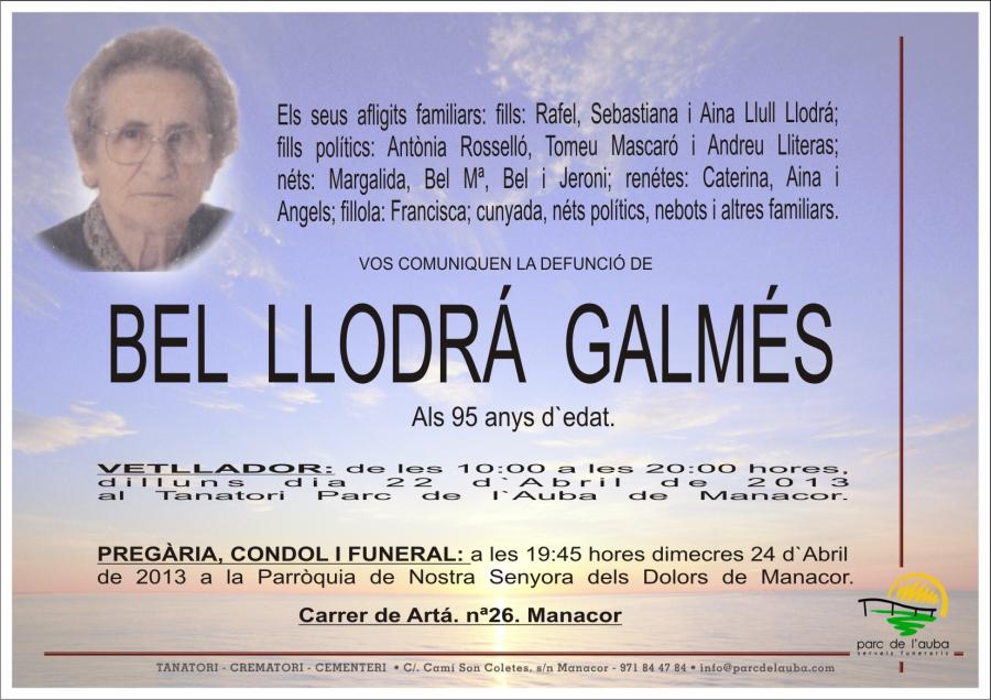 BEL LLODRÁ GALMÉS