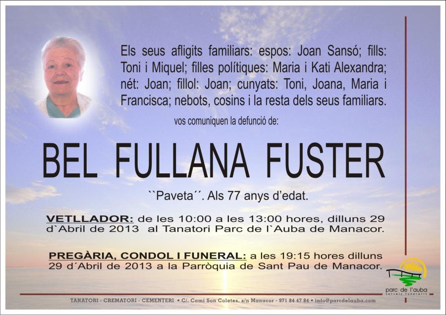 BEL FULLANA  FUSTER