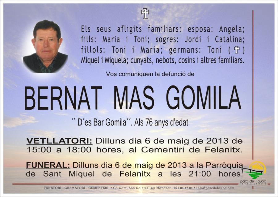 BERNAT MAS GOMILA