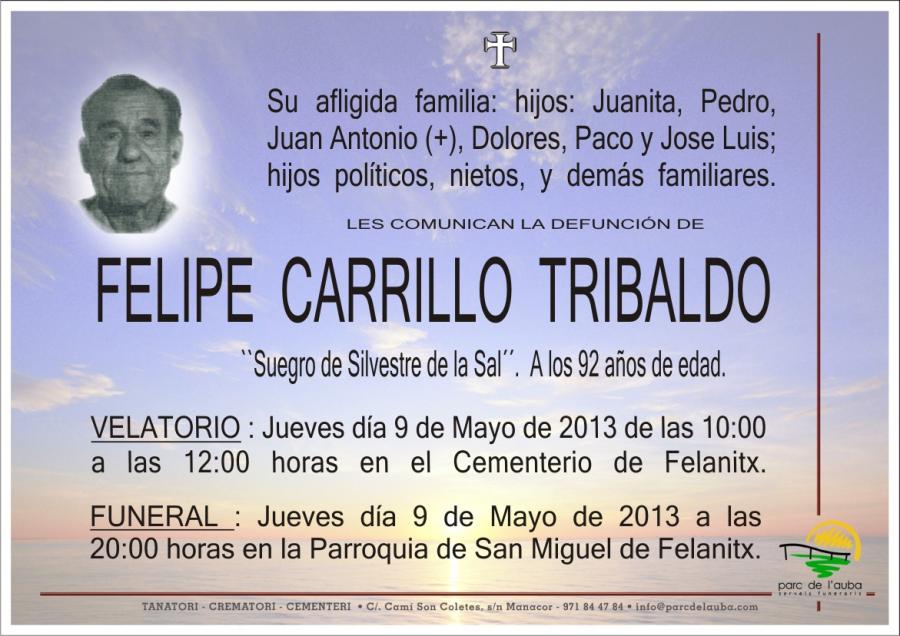 FELIPE CARRILLO  TRIBALDO