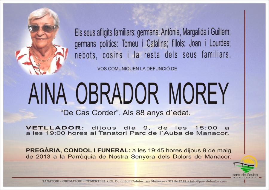 AINA OBRADOR MOREY