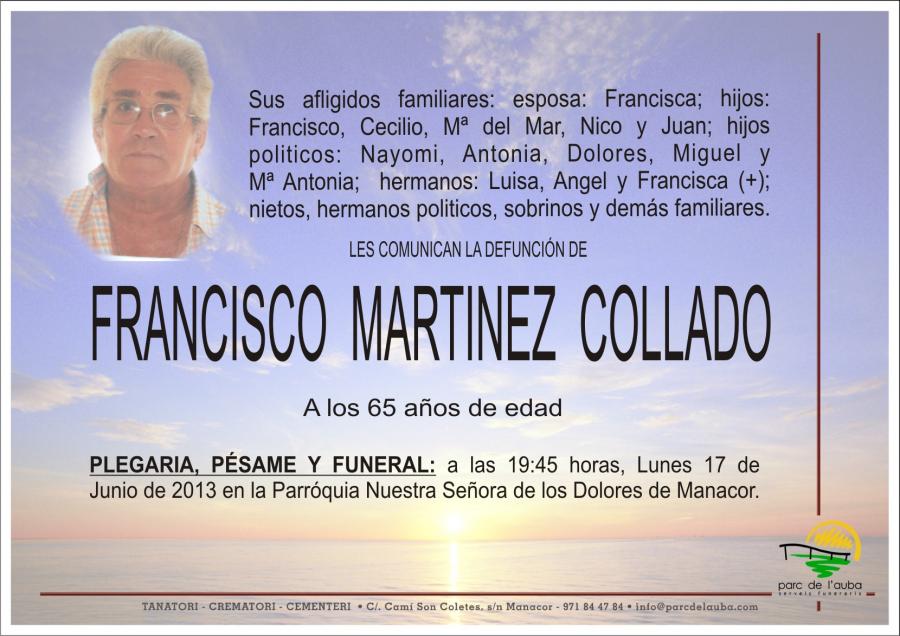 FRANCISCO MARTINEZ COLLADO