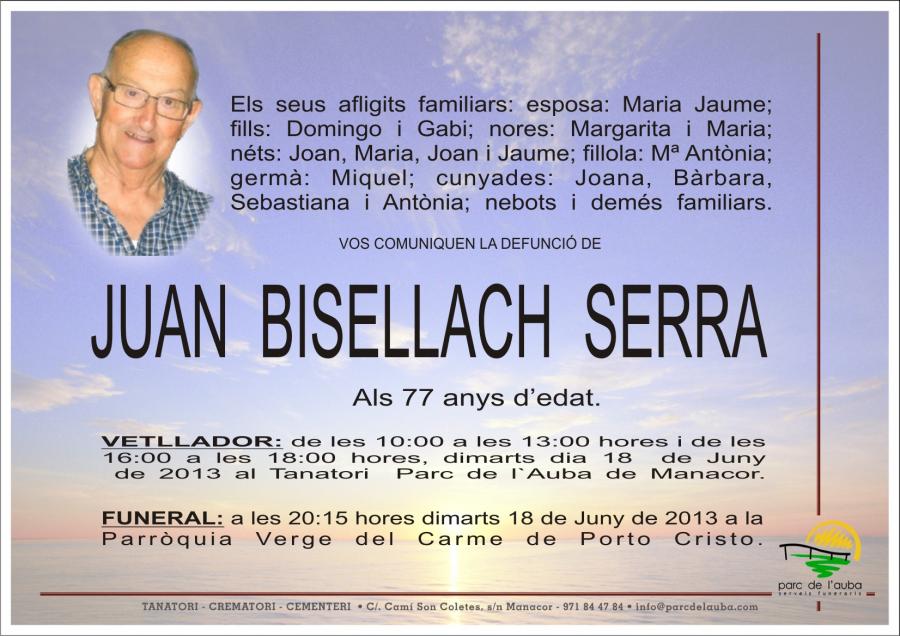 JUAN BISELLACH  SERRA