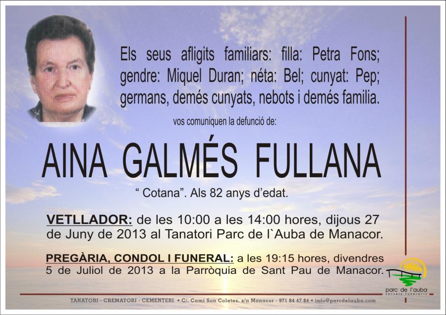AINA GALMÉS FULLANA