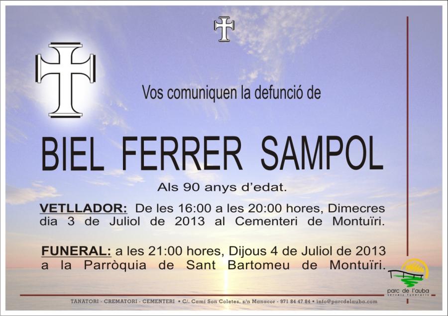 BIEL FERRER  SAMPOL