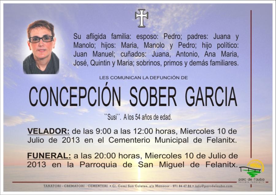 CONCEPCIÓN  SOBER  GARCÍA