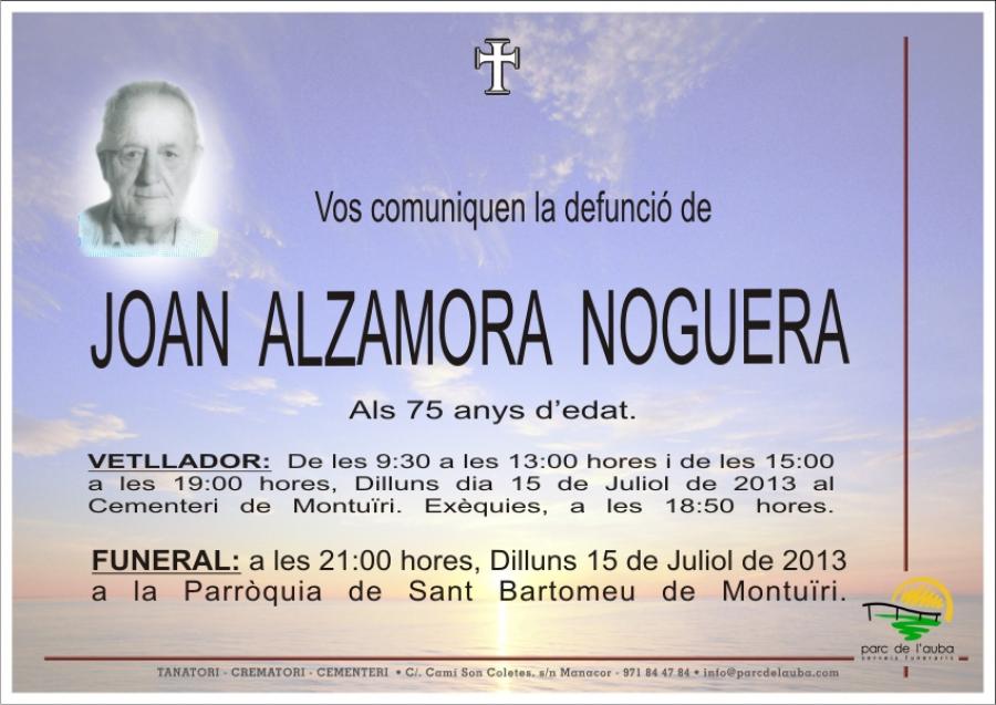 JOAN ALZAMORA  NOGUERA