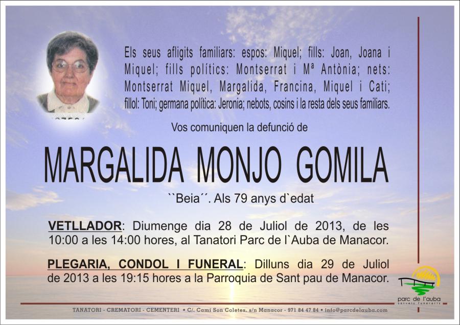 Margalida Monjo  Gomila