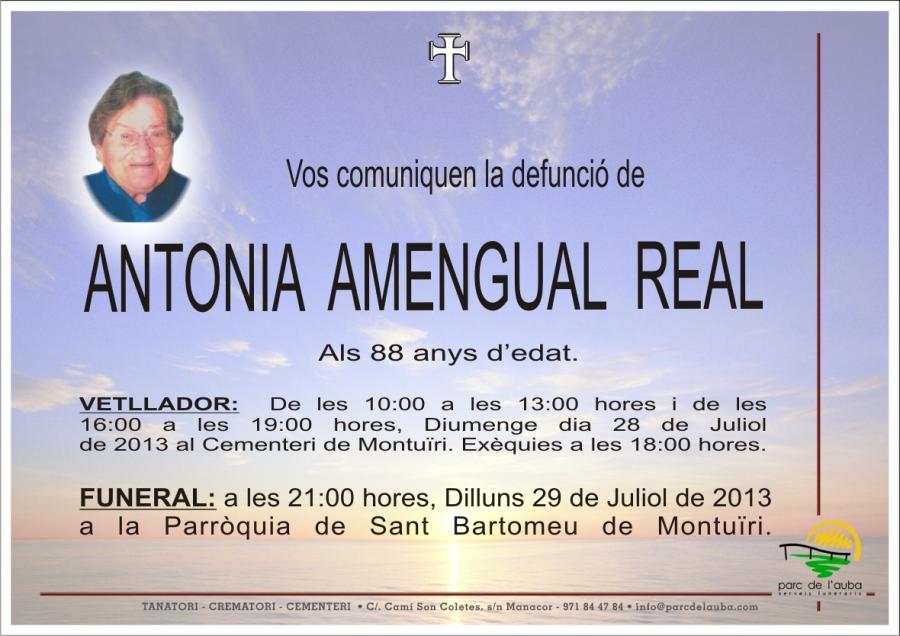 ANTONIA AMENGUAL  REAL