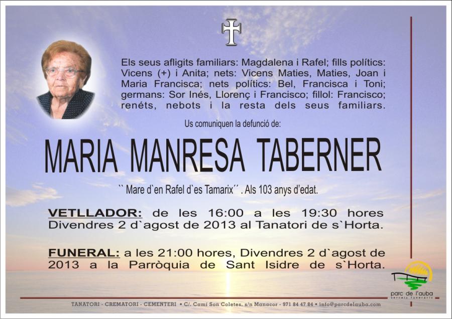 Maria  Manresa Taberner
