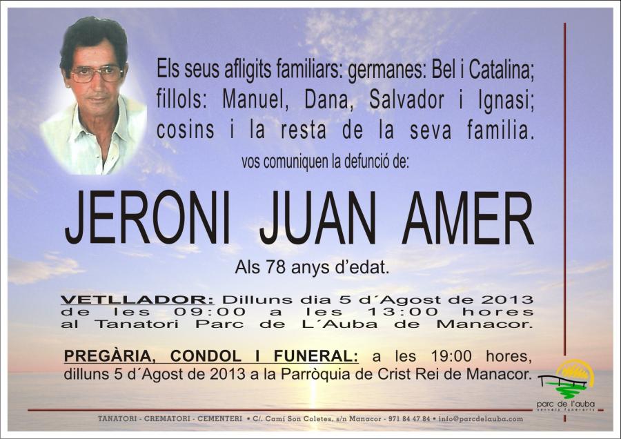 JERONI JUAN AMER