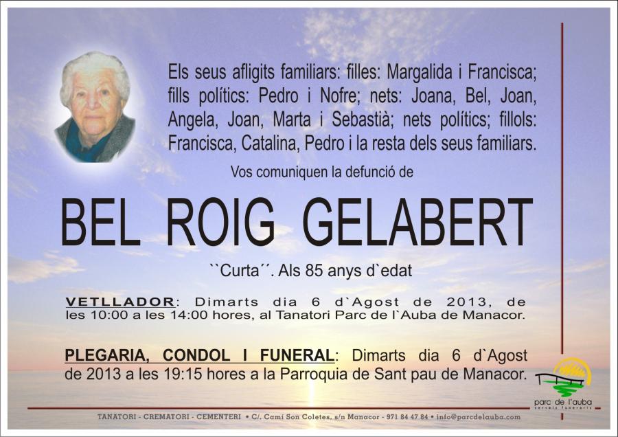 BEL ROIG  GELABERT