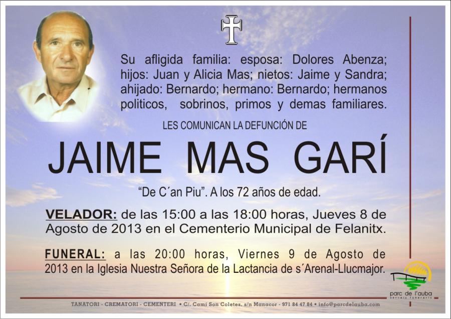 JAIME MAS GARI