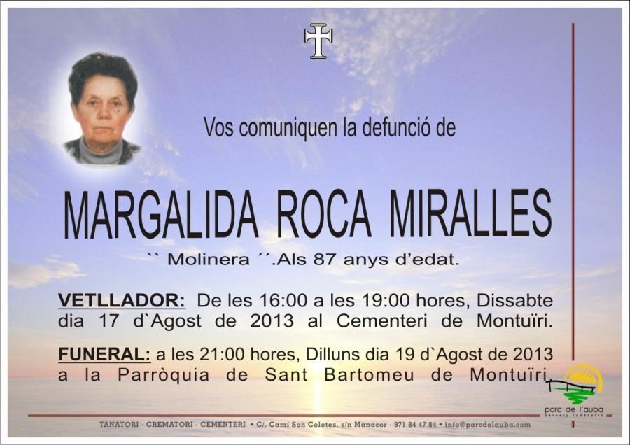 MARGALIDA ROCA  MIRALLES