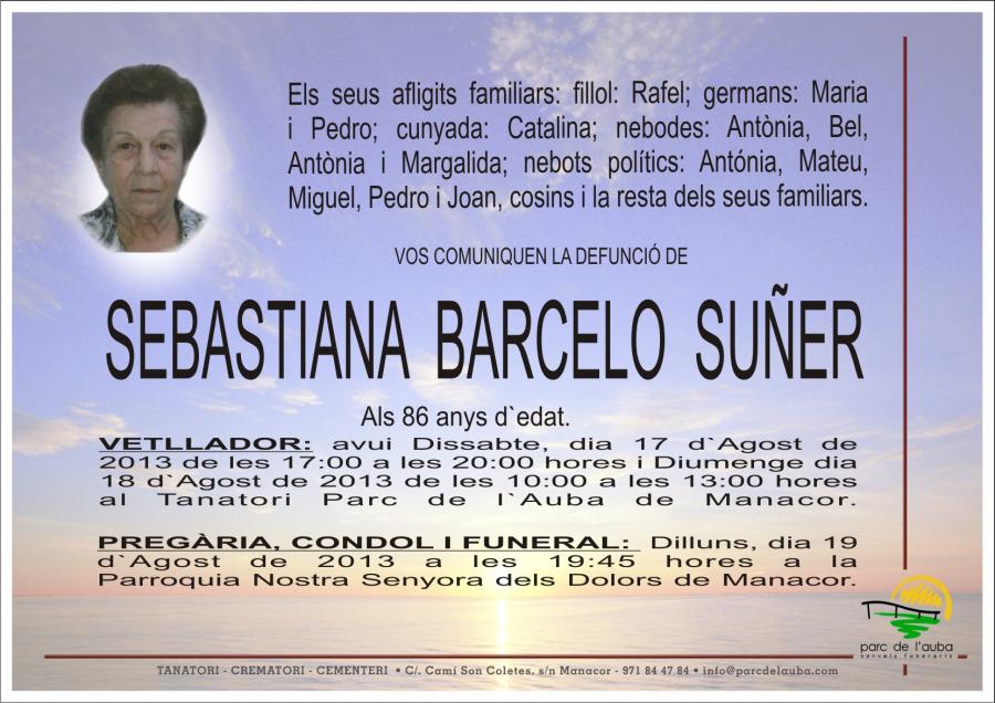 SEBASTIANA BARCELO SUÑER