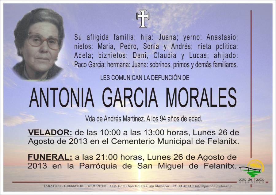 ANTONIA GARCIA MORALES