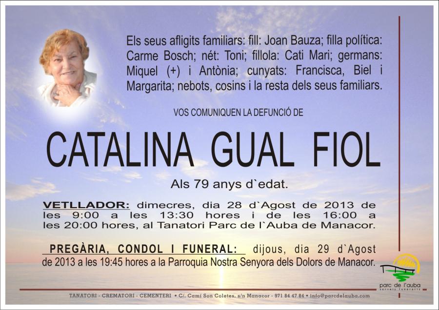 CATALINA GUAL  FIOL