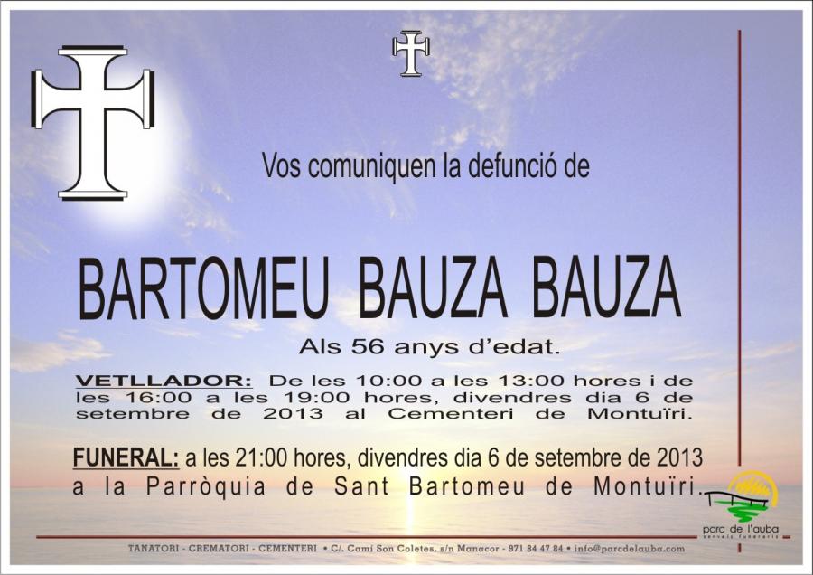 BARTOMEU BAUZA BAUZA