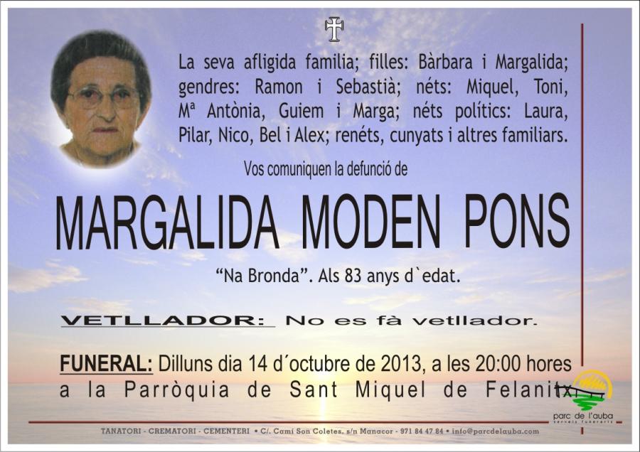 MARGALIDA MODEN PONS